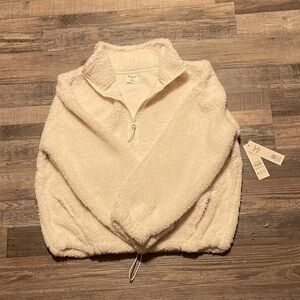 No Boundaries Cream Teddy Jacket